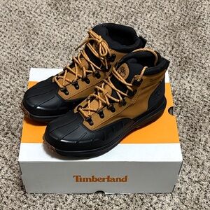 Timberland Men's Black and Brown Rain Boots